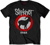 Slipknot Heren Tshirt -XL- Iowa Goat Zwart