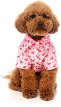 FuzzYard Hawaiian Shirt - Fabboyant - Honden blouse - Roze - Maat XL