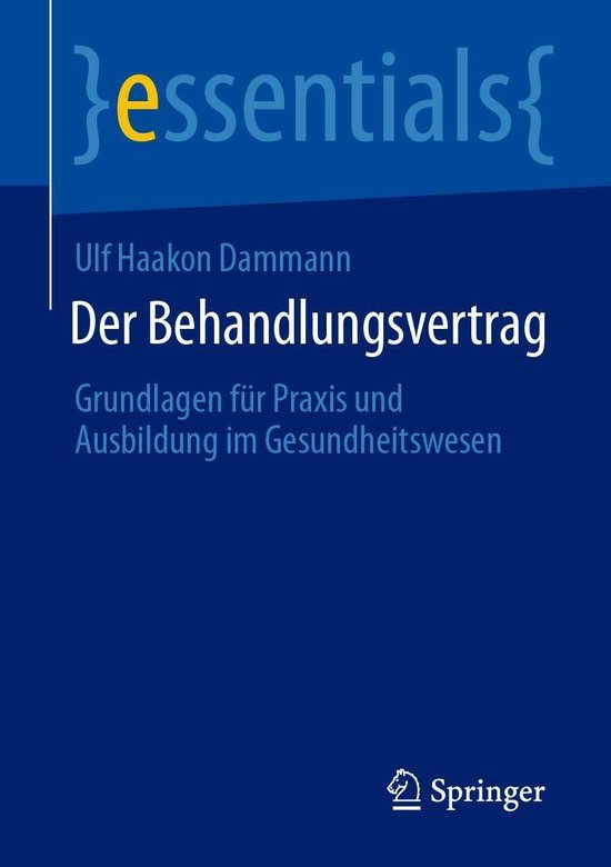 Medicine (German Language) - Der Behandlungsvertrag - cover