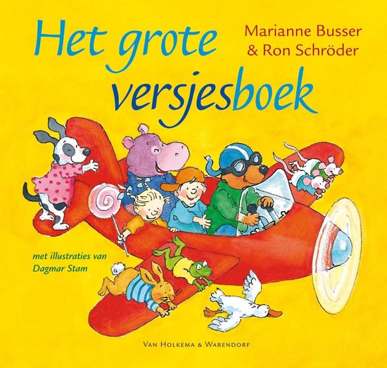 Cover van het boek 'Het grote versjesboek' van M. Busser