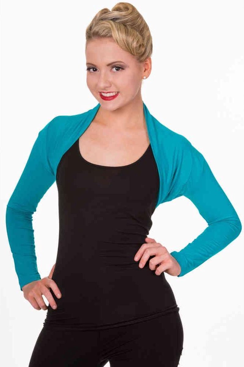 Dancing Days - FOLDED Bolero - XS - Blauw