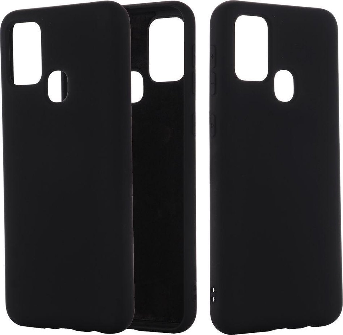 Mobigear Hoesje geschikt voor Samsung Galaxy M51 Siliconen Telefoonhoesje | Mobigear Rubber Touch Backcover | Galaxy M51 Case | Back Cover - Zwart