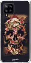 Casetastic Samsung Galaxy A42 (2020) 5G Hoesje - Softcover Hoesje met Design - Jungle Skull Print