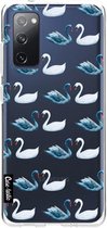 Casetastic Samsung Galaxy S20 FE 4G/5G Hoesje - Softcover Hoesje met Design - Swan Party Print