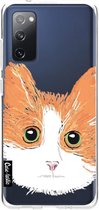 Casetastic Samsung Galaxy S20 FE 4G/5G Hoesje - Softcover Hoesje met Design - Little Cat Print