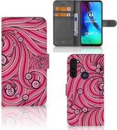 Hoesje ontwerpen Motorola Moto G Pro GSM Hoesje Swirl Pink