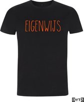 T-shirt | Karaktereigenschappen | Eigenwijs04 - fluor orange, XL, Heren