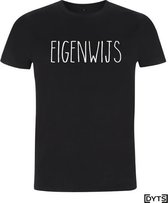 T-shirt | Karaktereigenschappen | Eigenwijs04 - Wit, XL, Heren