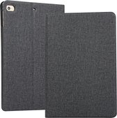 Universele Voltage Craft Cloth TPU beschermhoes voor iPad Mini 4/5, met houder (zwart)