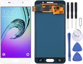 LCD-scherm en Digitizer volledige montage (TFT-materiaal) voor Galaxy A3 (2016), A310F, A310F / DS, A310M, A310M / DS, A310Y (wit)