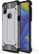 Magic Armor TPU + PC Combinatie Case voor Xiaomi Mix 3 (Zilvergrijs)