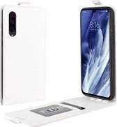 Voor Xiaomi Mi 9 Pro / Mi 9 Pro 5G Crazy Horse Verticale flip lederen beschermhoes (wit)