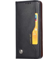 Voor Huawei Mate 30 Kneed Skin Texture Horizontaal Flip Leren Case met Fotolijst & Houder & Kaartsleuven & Portemonnee (Zwart)