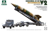1:72 Takom 5001 V-2 Rocket - Hanomag SS100 & Meillerwagen Plastic Modelbouwpakket