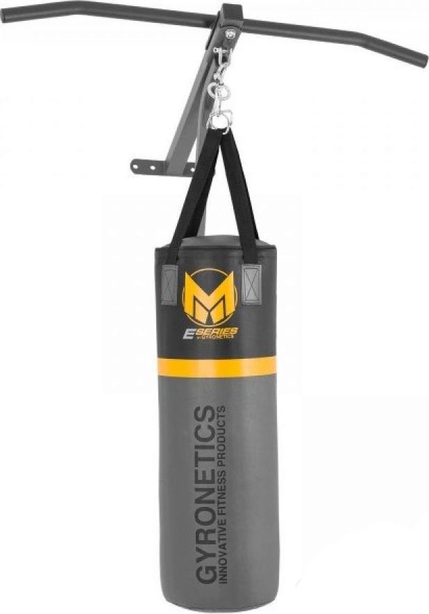 Gyronetics 2-in-1 Bokszak en Optrekstang – Ruimtebesparend – Bokszak 21 kg – Max. 120 kg Belastbaar