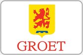 Vlag Groet - 150 x 225 cm - Polyester