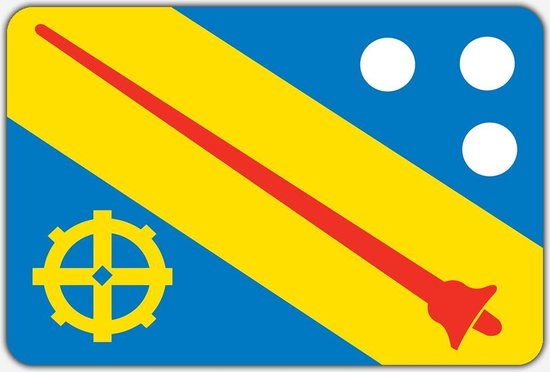 Vlag Winsum (Friesland) - 150 x 225 cm - Polyester