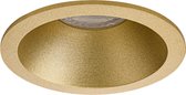 Spot Armatuur GU10 - Prima Pollon Pro - Inbouw Rond - Mat Goud - Aluminium - Verdiept - Ø82mm