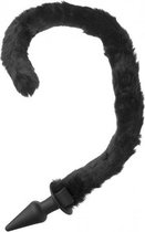 Bad Kitty Siliconen Kattenstaart Anaalplug - Zwart - Sextoys - Anaal Toys - Dildo - Buttpluggen