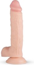 Glynn Realistische Dildo Met Balzak -  18 cm - Beige - Sextoys - Dildo's  - Dildo - Dildo Normaal