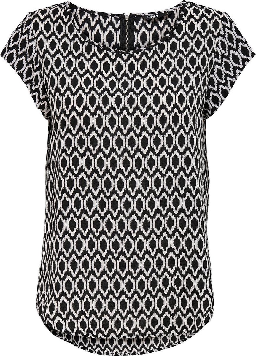 ONLY ONLVIC SS AOP TOP NOOS WVN Dames Top - Maat 38