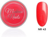 Modena Nails Acryl Neon Glitter Rood – 43