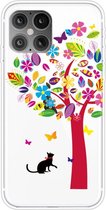 Apple iPhone 12 Pro Hoesje - Mobigear - Design Serie - TPU Backcover - Tree - Hoesje Geschikt Voor Apple iPhone 12 Pro
