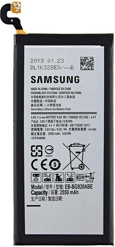Batterie MF Samsung Galaxy S6 G920, batterie, batterie EB-BG920ABE avec  outils | bol.com