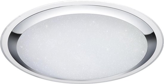 LED Plafondlamp - Torna Mikany - 95W - Aanpasbare Kleur - Dimbaar - Afstandsbediening - Rond - Mat Wit