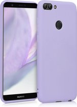 kwmobile telefoonhoesje geschikt voor Huawei Enjoy 7S / P Smart (2017) - Hoesje voor smartphone - Back cover in lavendel
