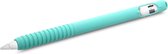 kwmobile hoesje voor styluspen voor Apple Pencil (1. Gen) - siliconenhoes voor tablet pen - mintgroen