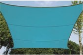 Schaduwdoek - Zonnezeil - Vierkant 5 X 5 M, Kleur: Hemelsblauw