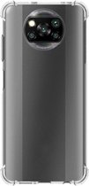 Shop4 - Poco X3 Hoesje - Zachte Back Case Drop Proof Transparant
