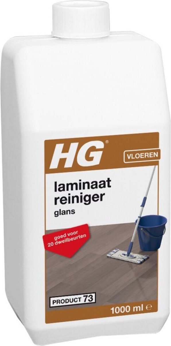 HG laminaatreiniger glans - 1L - ruikt fris