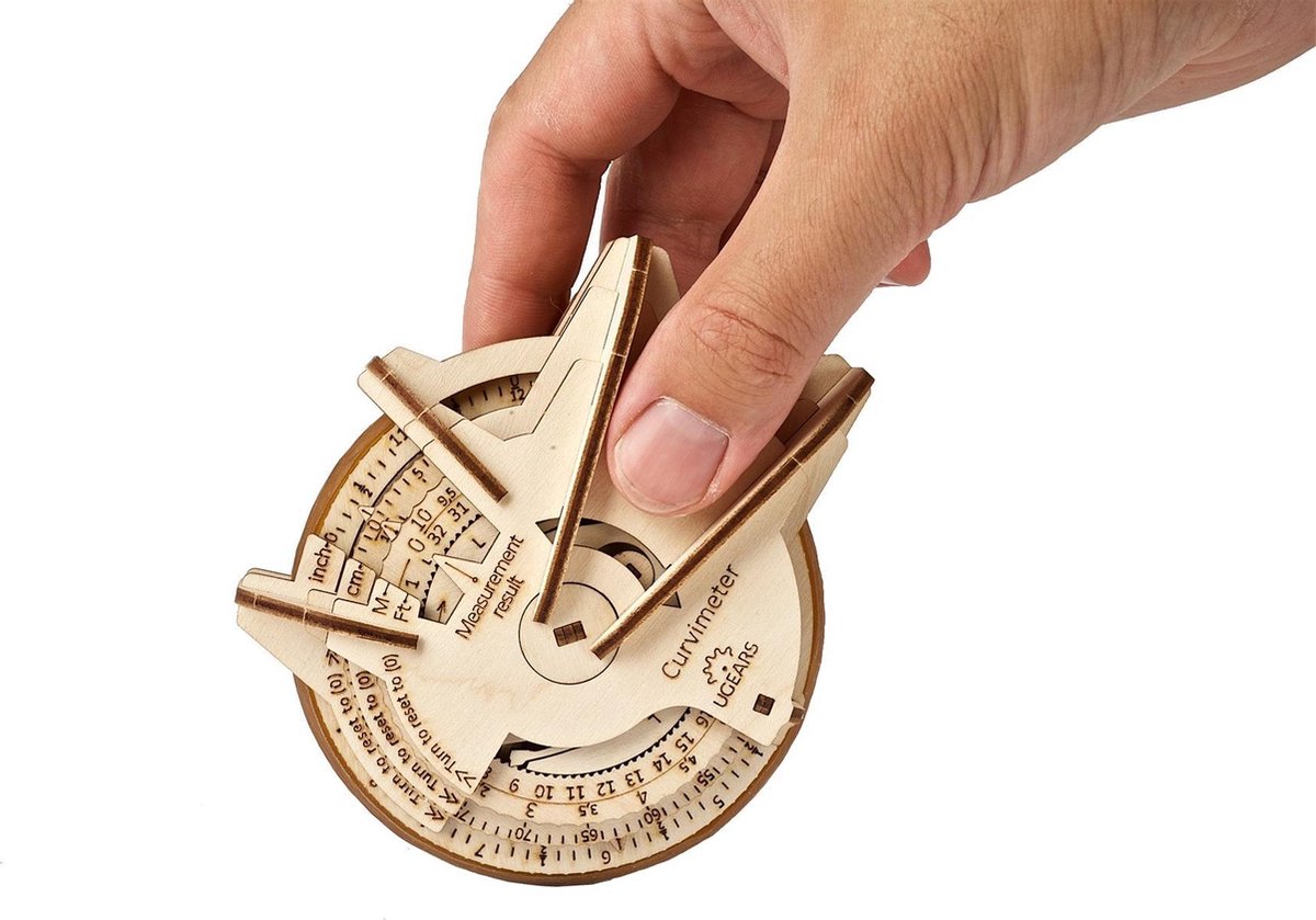UGEARS Houten 3D Model - Stem Lab - Krommingsmeter — afbeelding 8