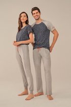 Feyza - Bijpassende Pyjamas Voor Koppels, Dames - XL