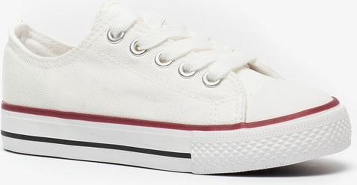 Scapino Canvas kinder gympen wit Wit - Schoenen.nl