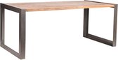 Nancy's Eetkamertafel Factory - Eettafel - Mangohout - Eetkamertafels - Rough - 160 x 90 x 75 cm