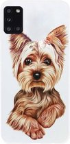ADEL Siliconen Back Cover Softcase Hoesje Geschikt voor Samsung Galaxy A31 - Yorkshire Terrier Hond