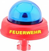 Bike Fun Sirene Feuerwehr Junior 5 X 6 Cm Rood/blauw