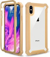 Mobigear Two-Layer Hardcase voor de iPhone XS Max - Goud