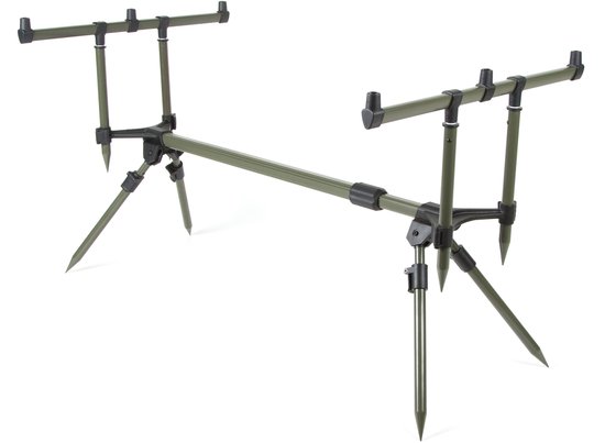 X2 Transformer rodpod – groen – 3 hengels – verstelbaar