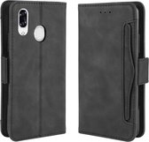 Voor ZTE Libero S10 Wallet Style Skin Feel Calf Pattern Leather Case, met aparte kaartsleuf (zwart)