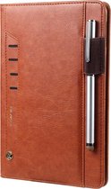 Voor iPad 10.2 CMai2 Tmall Kaka Litchi Texture horizontale flip lederen tas met houder & kaartsleuf & fotolijst & pen sleuf (bruin)