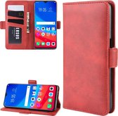 Voor OPPO F9 / F9 Pro / Realme 2 Pro / A7X Dual-side magnetische gesp horizontale flip lederen tas met houder & kaartsleuven & portemonnee & fotolijst (rood)