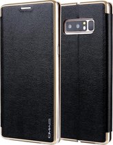 Voor Galaxy Note 8 CMai2 Linglong-serie PC + PU horizontale flip lederen tas met houder en kaartsleuf (zwart)