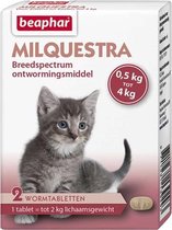 Beaphar milquestra kleine kat / kitten - 2 tbl - 1 stuks