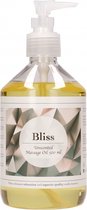 Bliss - Unscented Massage Oil - 500 ml