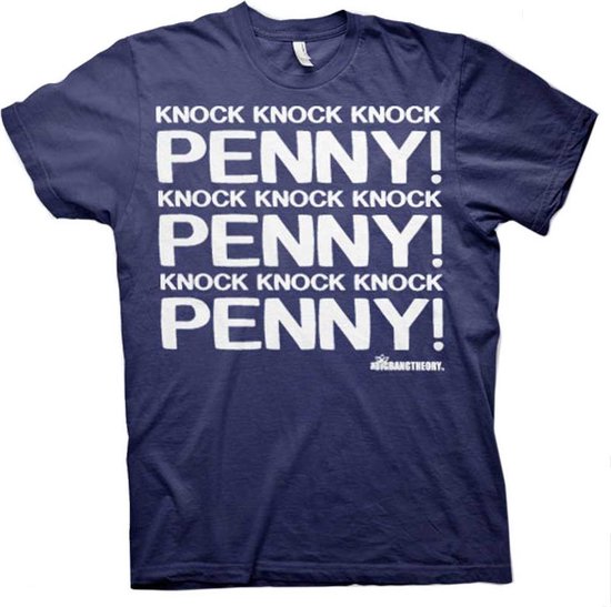 THE BIG BANG - T-Shirt Penny Knock Knock Knock - Rouge (XXXL)