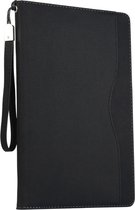 Zakelijke stijl horizontale flip lederen tas voor Huawei MediaPad M6 8.4, kan worden gedemonteerd en gescheiden voor gebruik, met portemonnee en kaartsleuf en houder en draagkoord (zwart)
